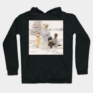 snow field Hoodie